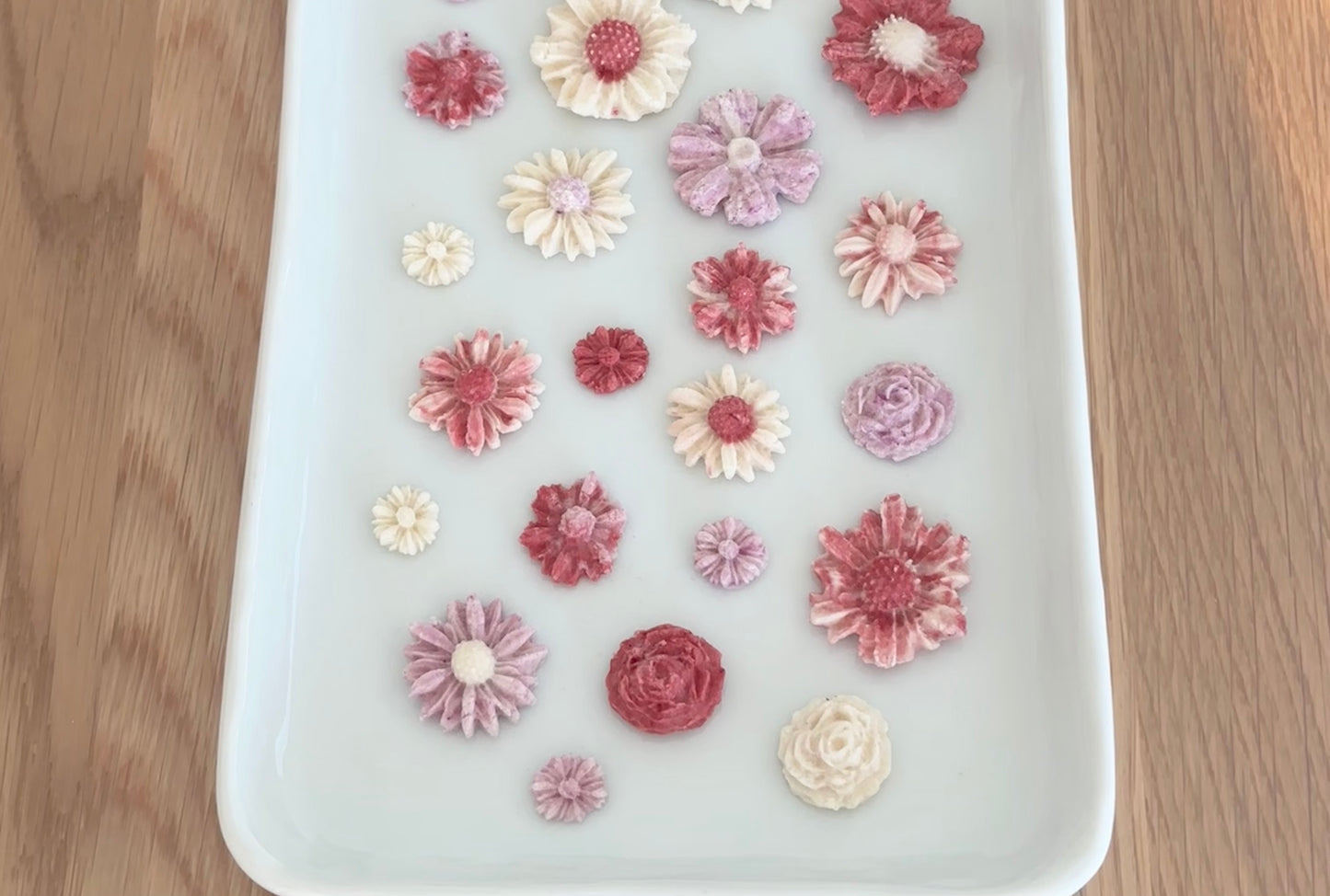 flower blooms goat milk bites - limited ingredient dog treats