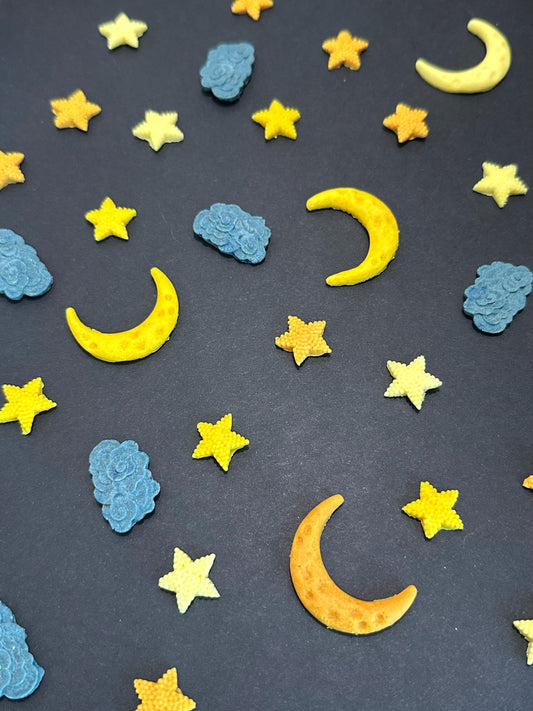 moon star night sky goat milk bites - limited ingredient dog treats