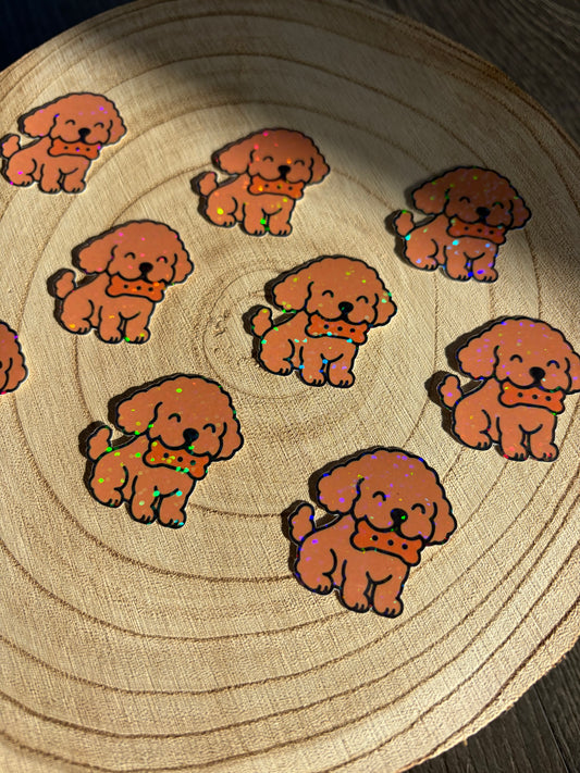 Pupper Nibbles Dog Logo Sticker